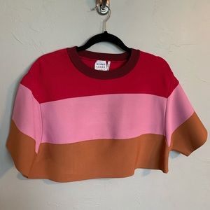 Herve Leger Colorblock Crop Top